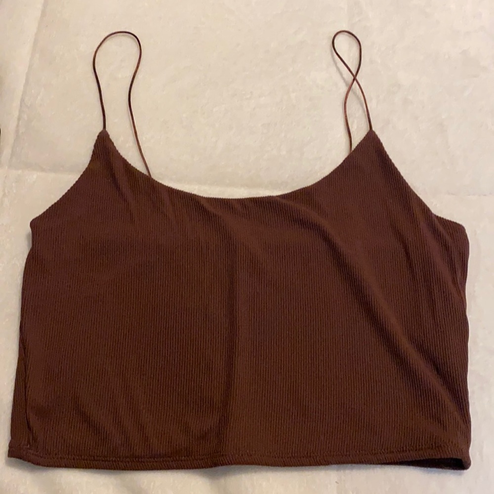 Zara Brown tank top 🤎